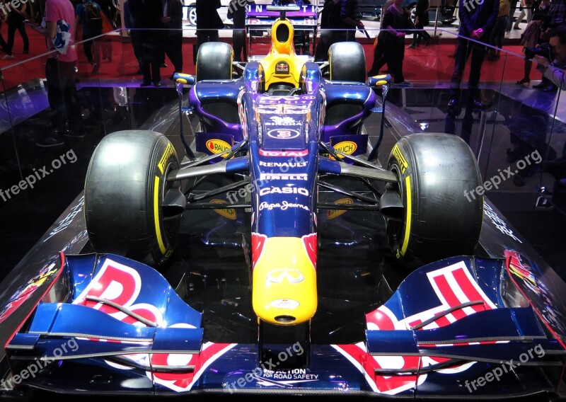 Red Bull Formula 1 Racing Car Car Show Shanghai