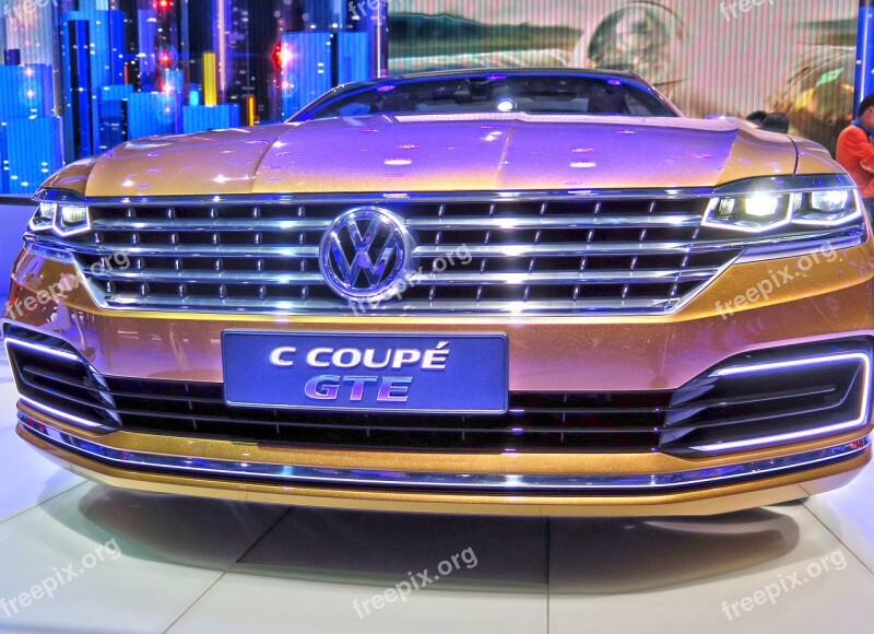 Vw Volkswagen C Coupe Gte Concept Car Prototype