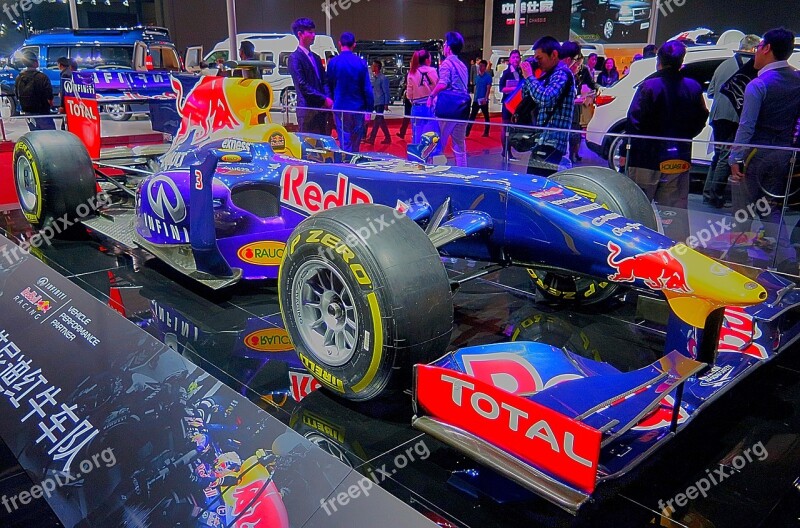 Red Bull Formula 1 Racing Car Car Show Shanghai