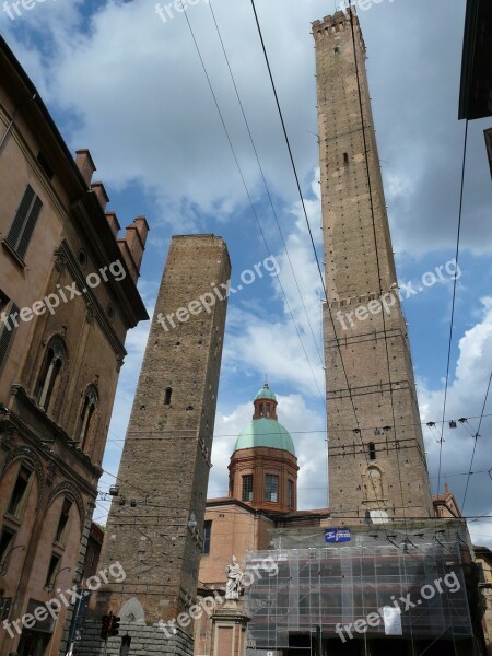 Bologna Italy Towers Architecture City