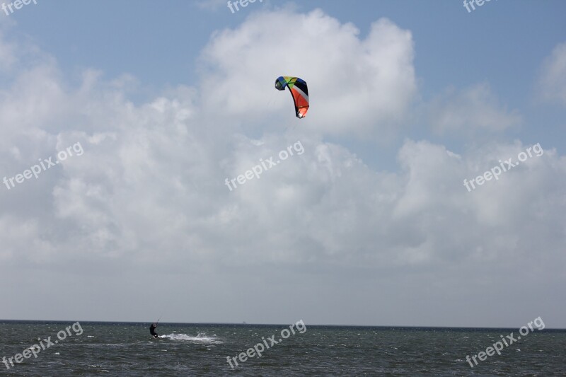 Kitesurf Kite Wind Free Photos