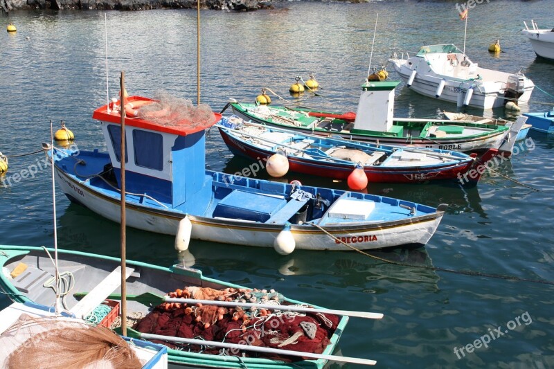 Fisherman Boats Port Sea Fish