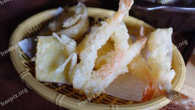 Fry Cooking Shrimp Tempura Deep-fried Shrimp Free Photos