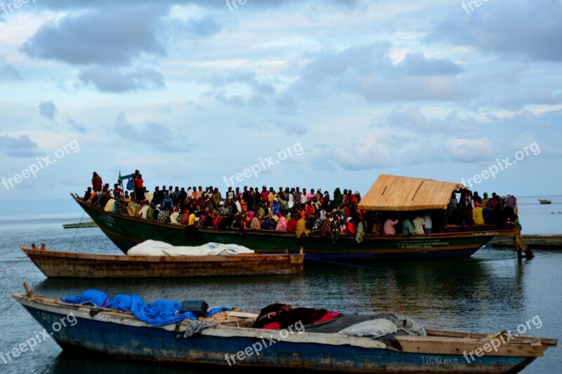 Boat Tanzania Fishers Free Photos