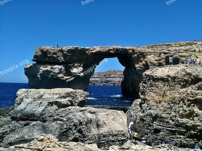 Malta Gozo Azure Window Free Photos