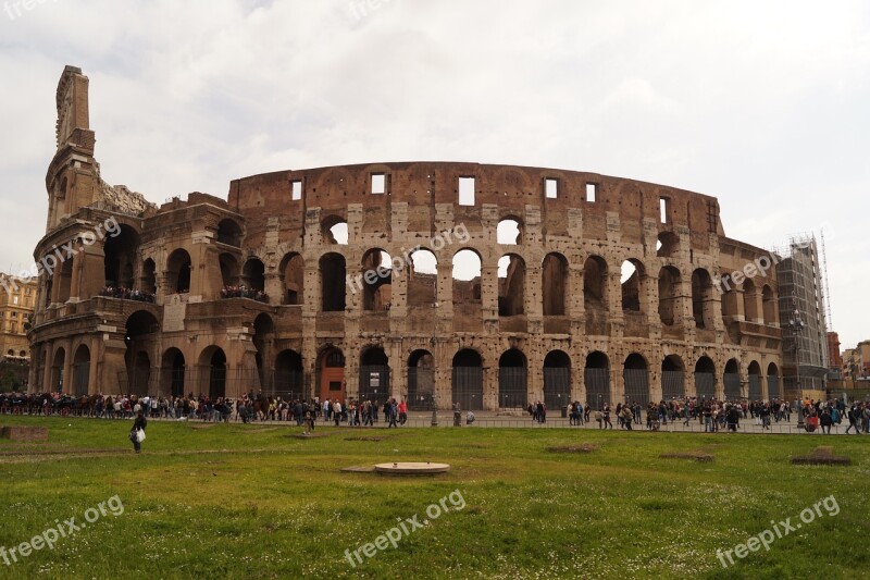 Rome Colosseum Roman Holiday Free Photos