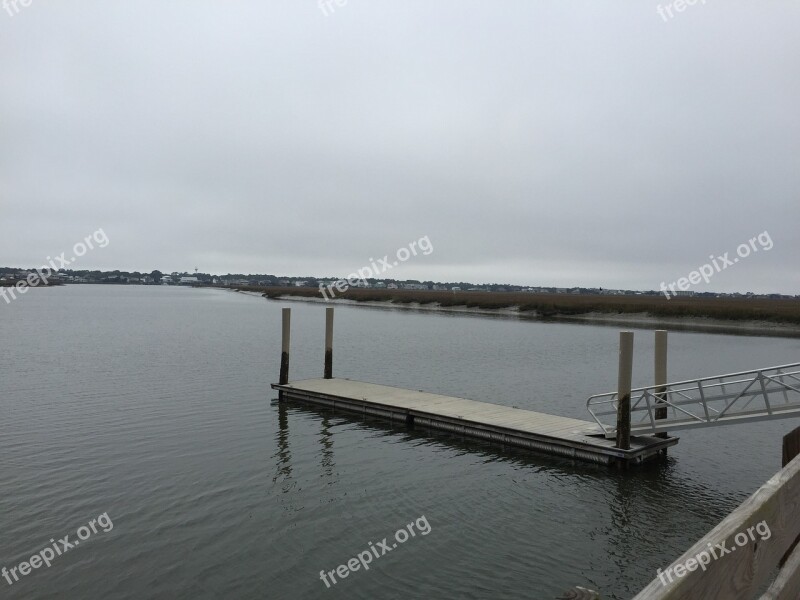 Pier Alone Nature Water Lonely