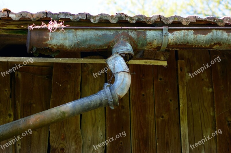 Repair Craft Gutter Roof Wastewater