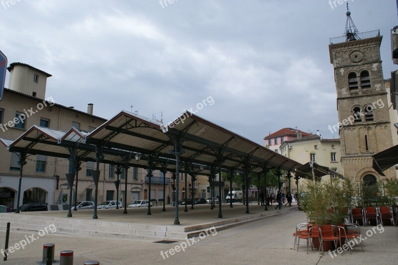 Place Market Church Valence Free Photos