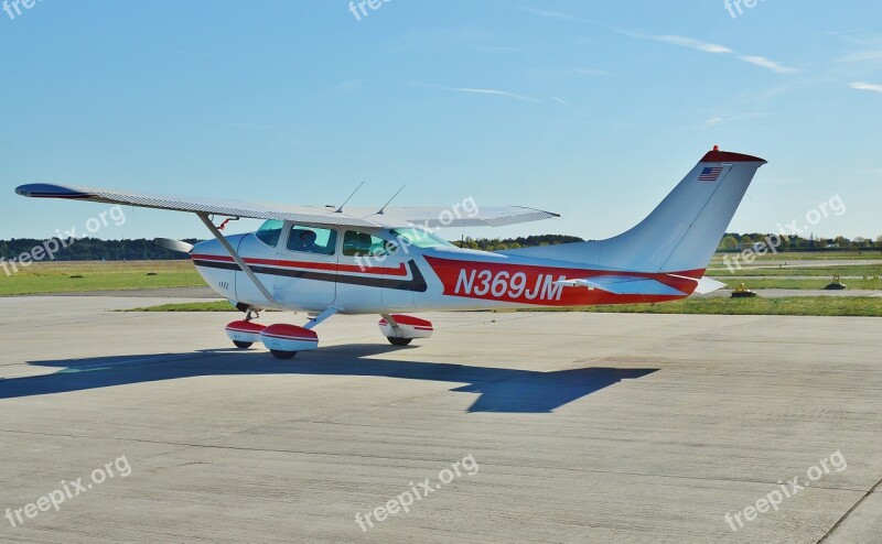 Aircraft Airport Runway Departure Strausberg