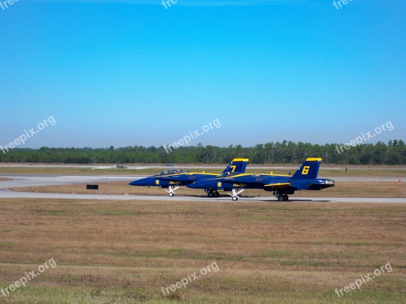 Blue Angels Jet Navy F-18 Aviation