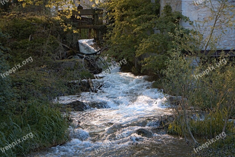 Water Water Courses Current Force Whirlpool