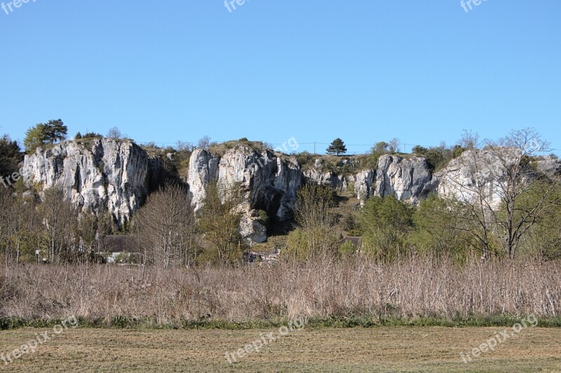 Burgundy Rocks Saussois Nature The Nivernais Canal Site