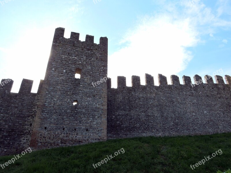 Torre Walls Sky Green Fortification