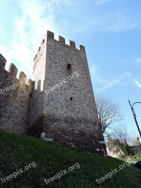 Torre Walls Sky Green Nature