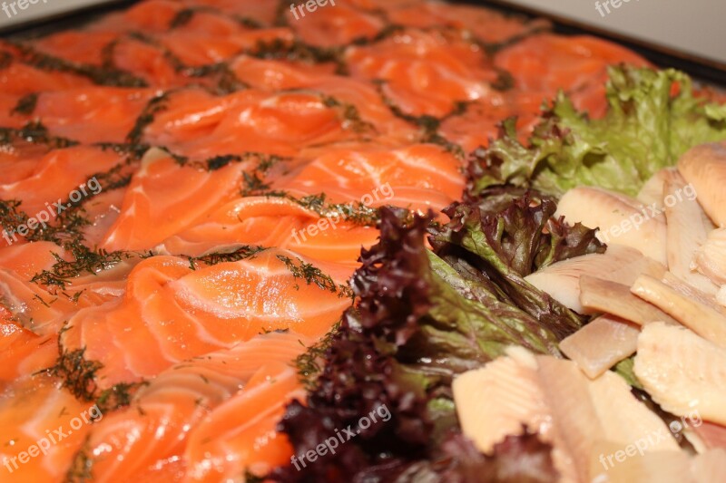 Salmon Buffet Cold Buffet Delicious Hearty