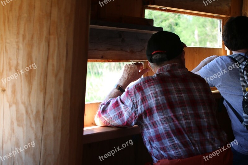 Log Cabin Hiding Place Wild Animal Luke Watch Experiences