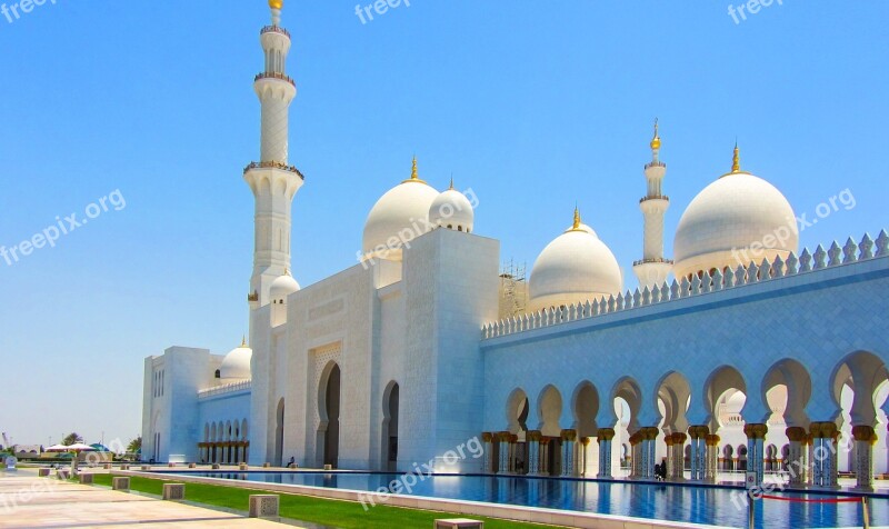 Sheikh Zayed Mosque Mosque Large Mosque Abu Dhabi U A E