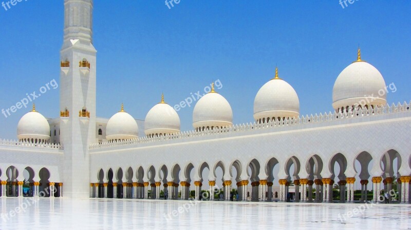 Sheikh Zayed Mosque Mosque Large Mosque Abu Dhabi U A E