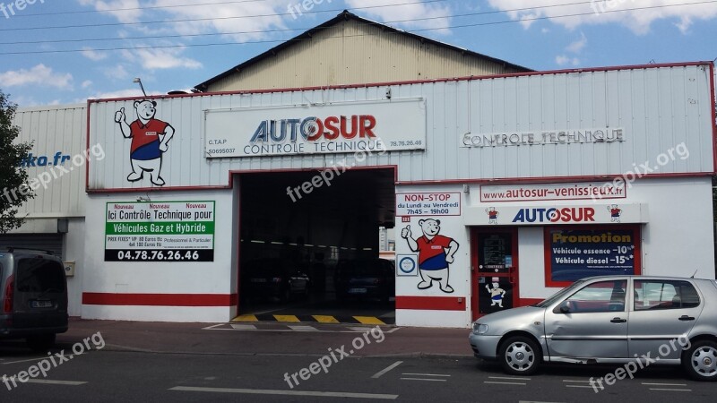 Garage Automobile Technical Control Auto Center Free Photos