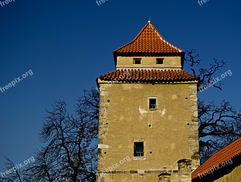 Tower History Monument Czech Republic Czech Budejovice