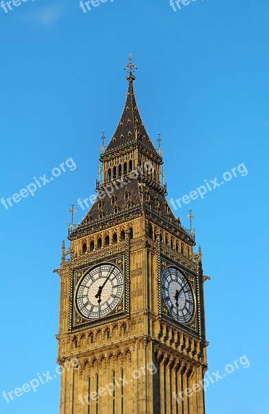 Tower Clock Architecture Church Clock Steeple