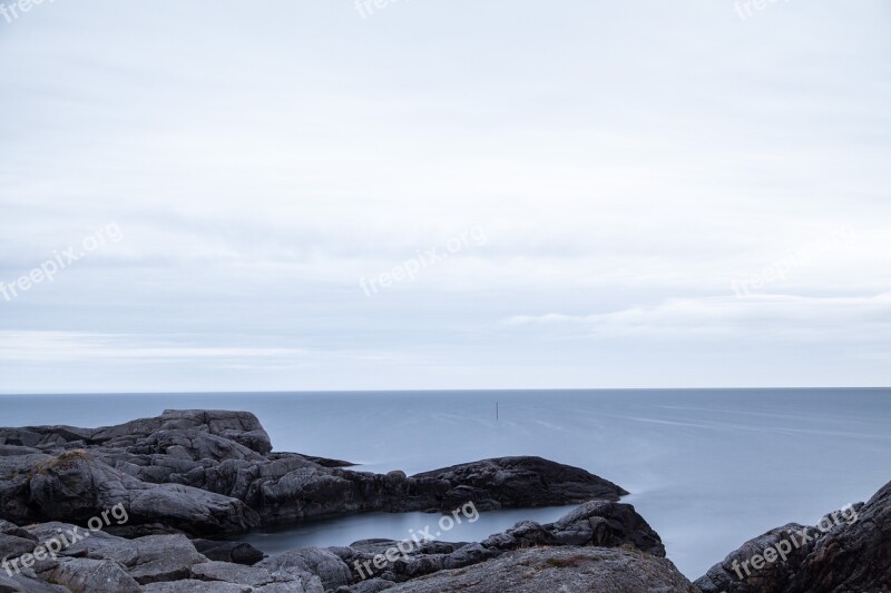 Coast Shore Stones Rocky Water