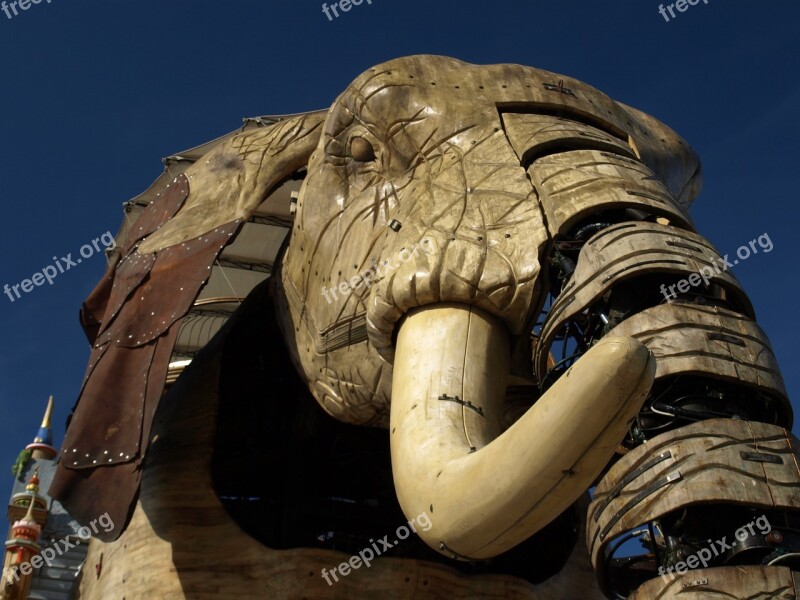 Elephant Nantes Mechanical Model Free Photos