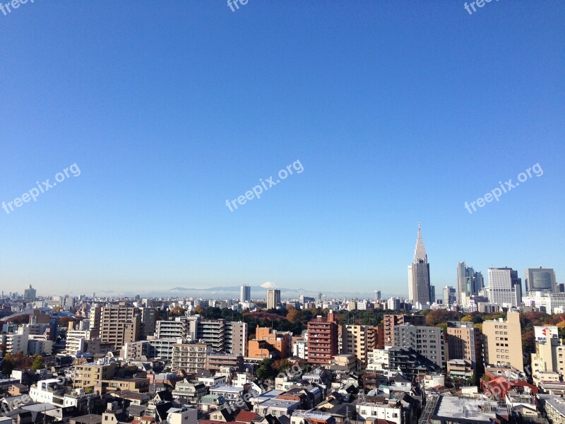 Land Japan Mountain Building Cityscape