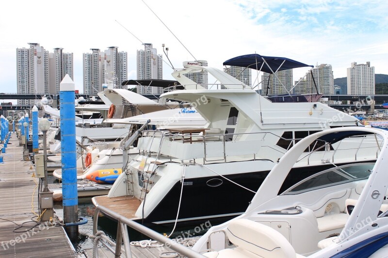 Yacht Boat Voyage Busan Port