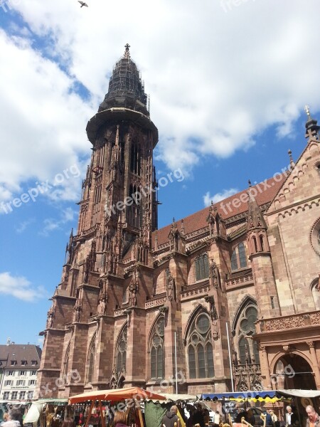 Münster Freiburg Steeple Market Gothic