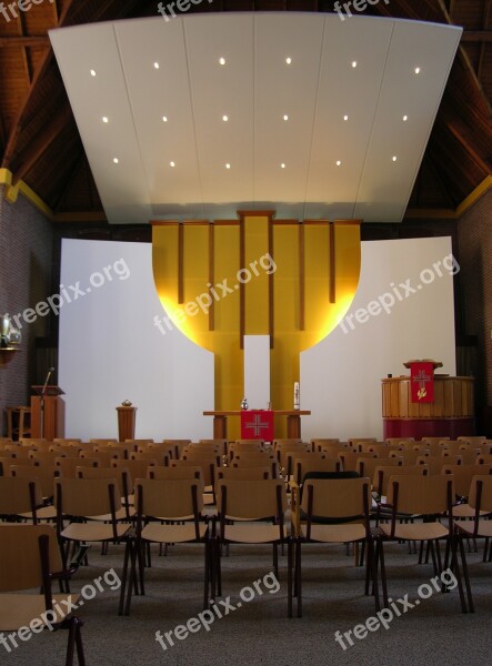 Church Modern Indoor Free Photos