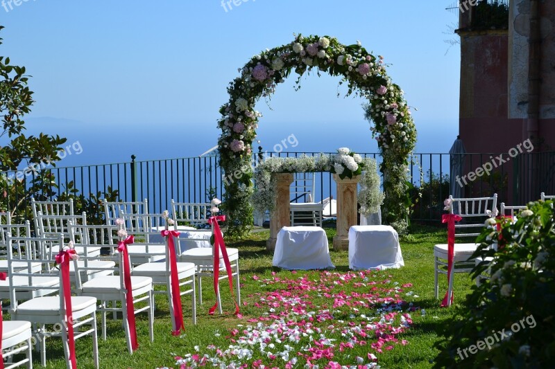 Marriage Arc Flowers Altar Free Photos