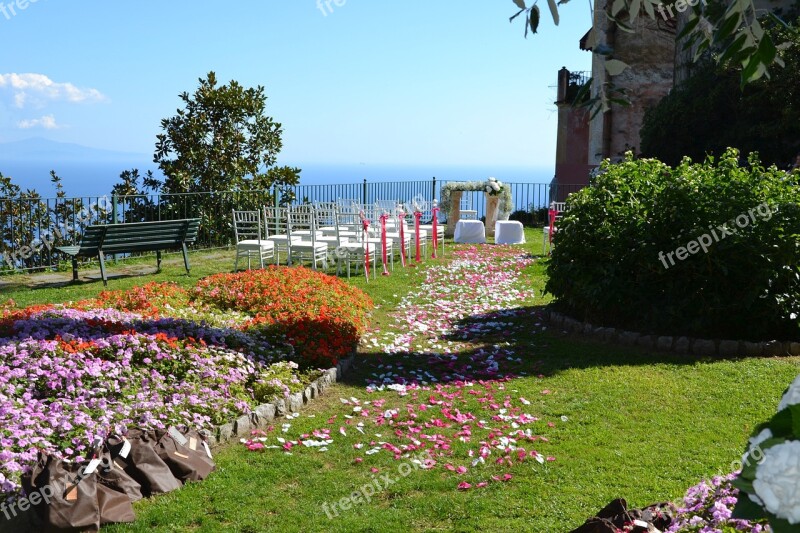 Marriage Flowers Landscape Altar Free Photos