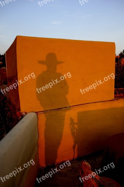 Man Shadow Human Zorro Wild West