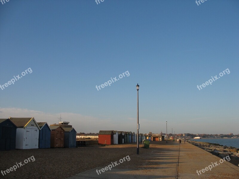 England Coast Sea Promenade By The Sea Free Photos