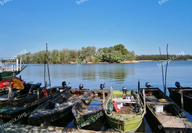 Ship Lake Boats Port Pier