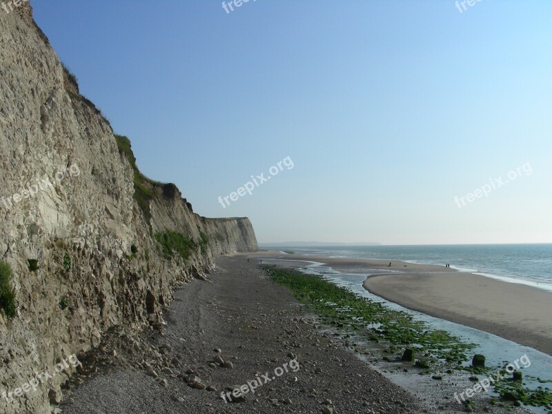 Cap Blanc Nez France Calais Cliffs Ocean