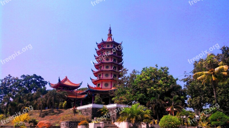 Pagoda Chinese Semarang Travel Free Photos