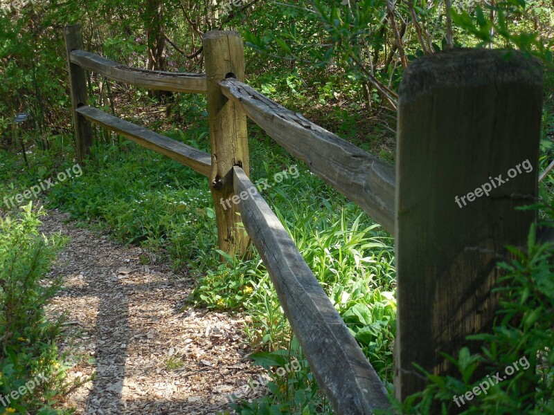 Wooden Fence Wood Natural Old