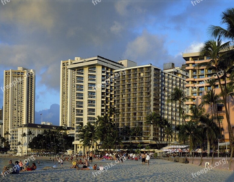 Hotels Honolulu Waikiki Beach Hawaii Beach