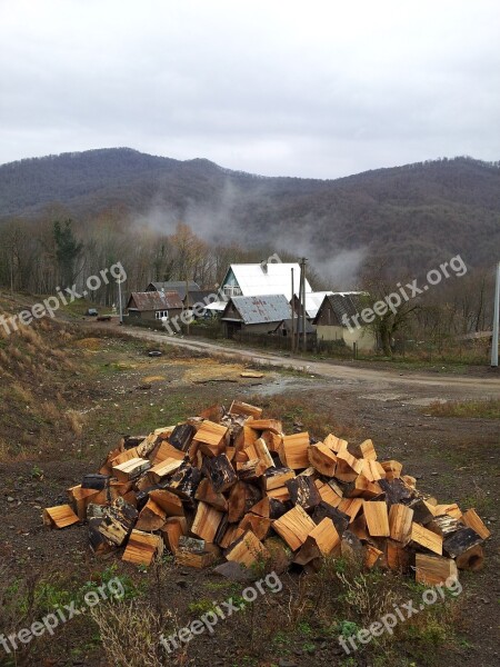 Sochi Firewood Landscape Journey Free Photos