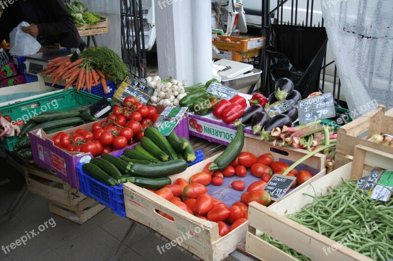 Vegetable Vegetable Stall Market Market Stall Tomatoes