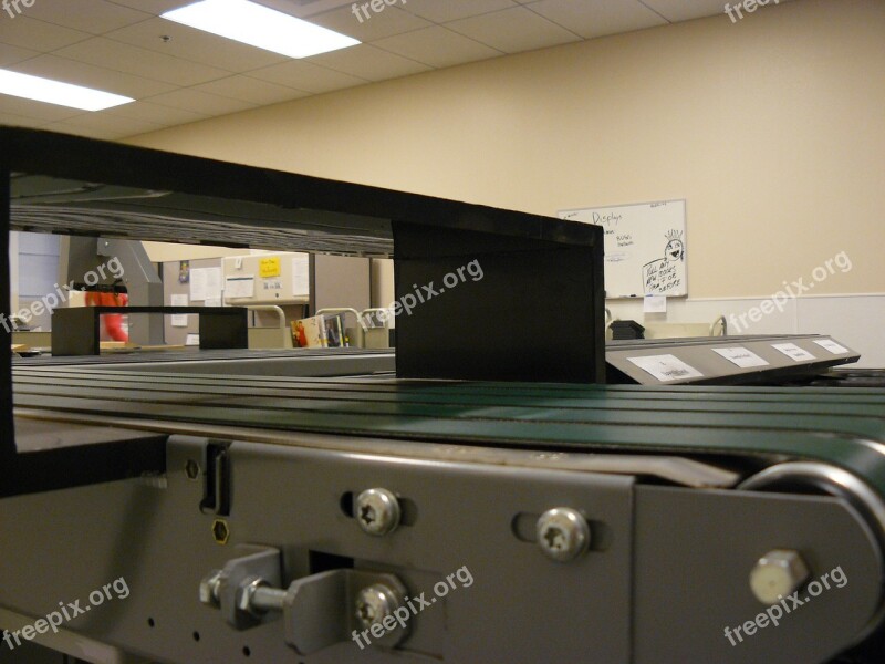 Machine Machinery Belts Conveyor Workroom