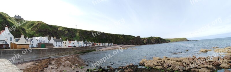 Scotland Port Panoramic Pennan Free Photos