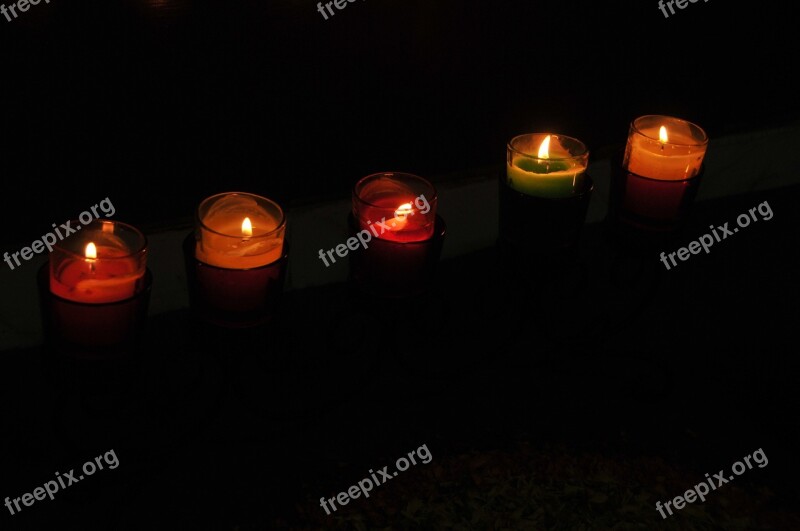 Candles Diya Greetings Culture Free Photos