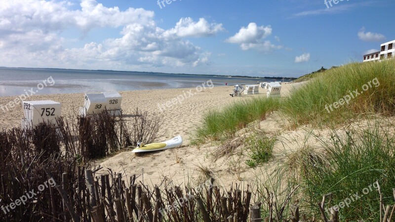 Beach North Sea Dunes Free Photos