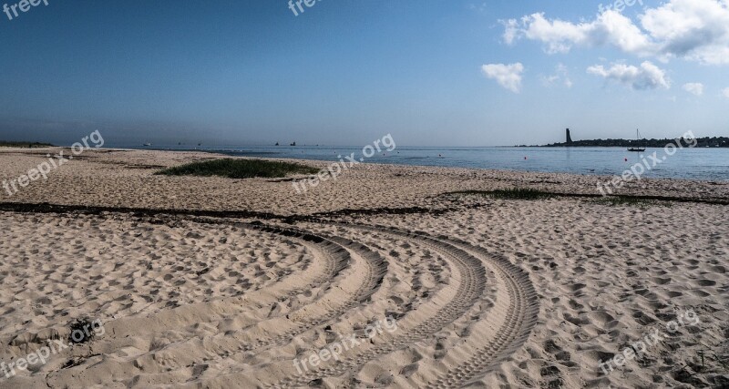 Beach Sand Beach Sand Sea Traces