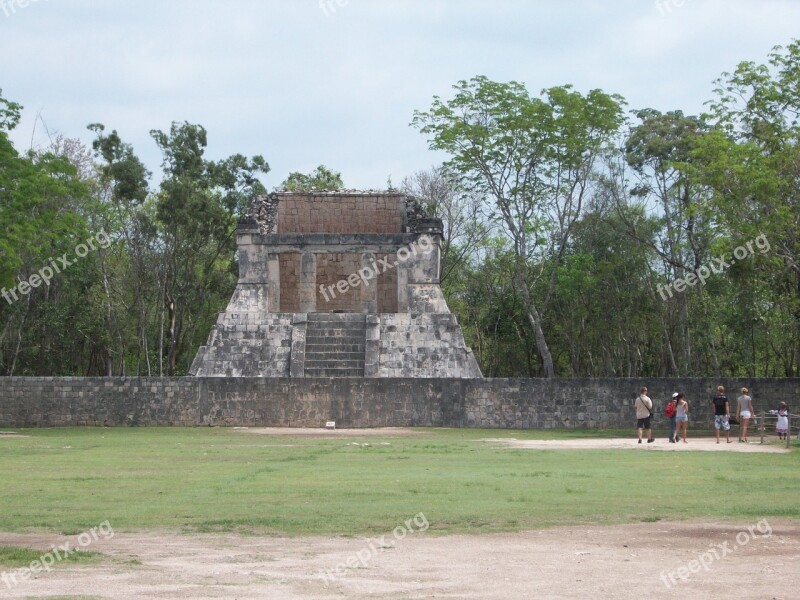 Mexico Ruins Archeology Chichen Itza Free Photos