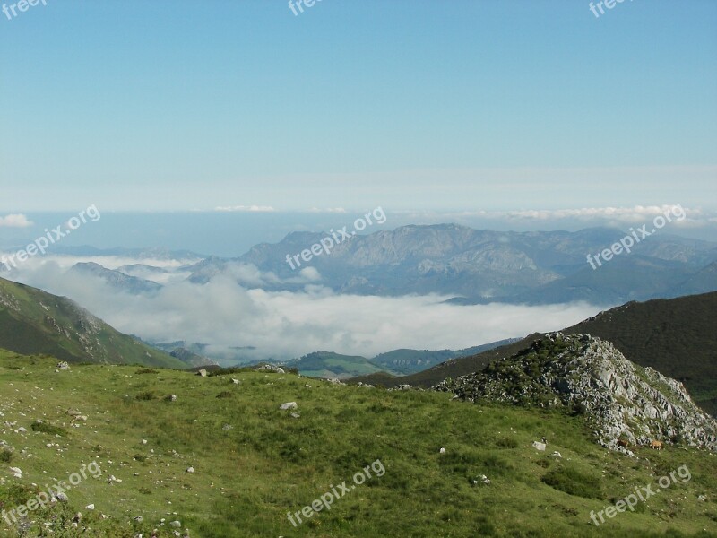 Landscape Mountain Nature Lake High Mountains